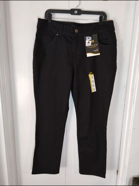 Lee Women's Black Straight-Leg Stretch Jeans